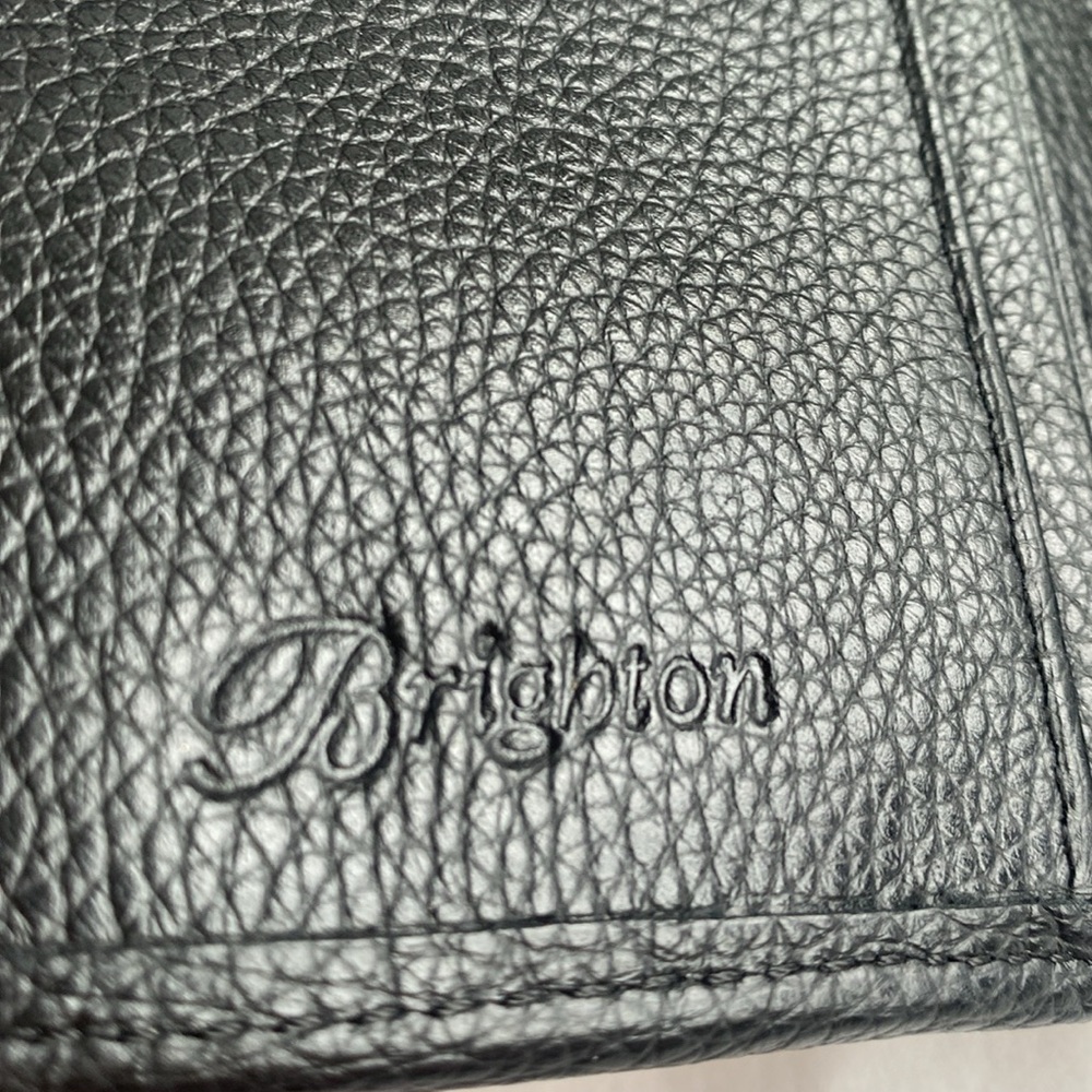 Brighton Pretty Tough "Rockmore" Python Leather Cross-Body Wallet - Picture 8 of 15